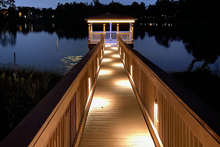 Outdoor Lighting Boat Dock in Orlando FL