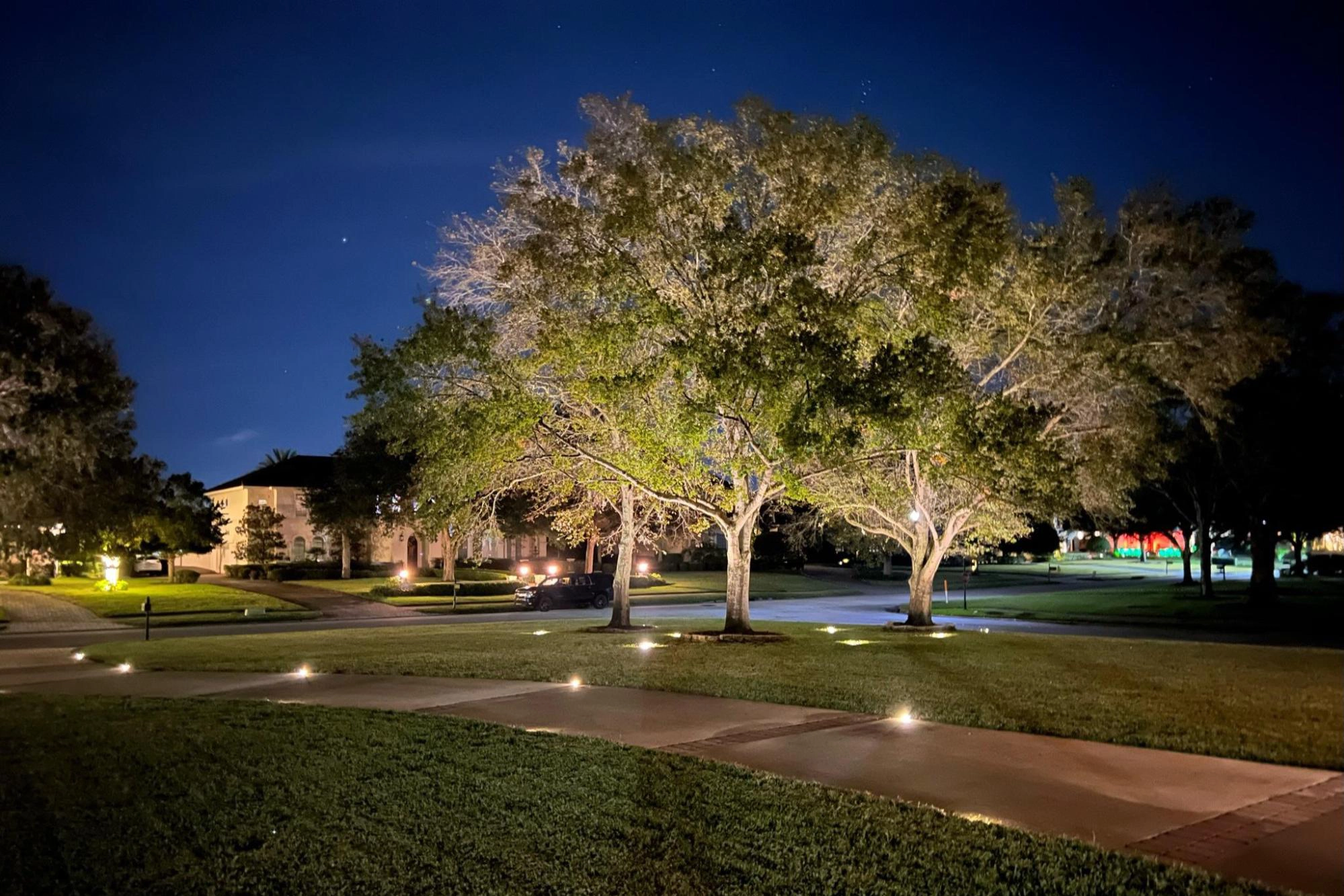 Core Drilled Well Lights