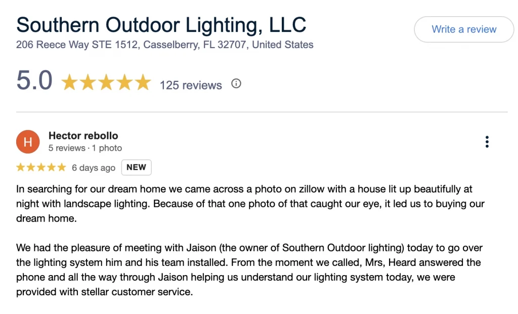 Southern Outdoor Lighting ideas inspire home owners in Central Florida