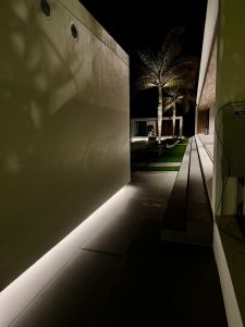 example of a Southern Outdoor Lighting job where the light fixtures were designed to be hidden.