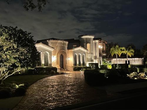 Outdoor Lighting in Florida Lake Nona CC